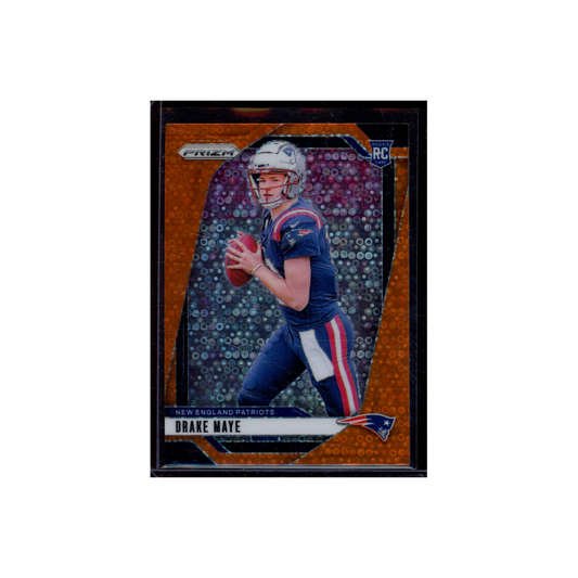 Drake Maye 2024 Panini Prizm Football Disco Prizm Rookie