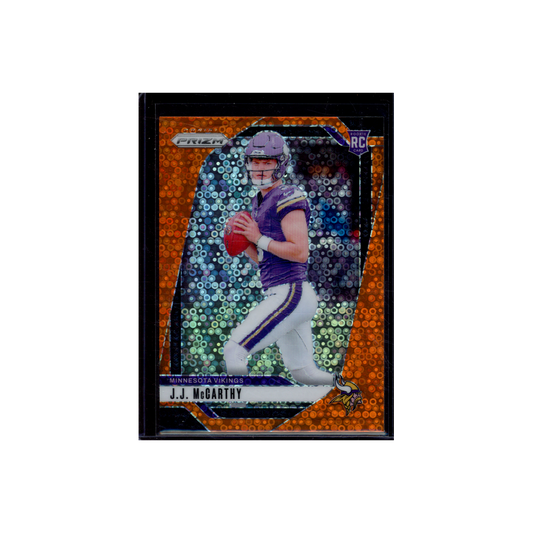 JJ McCarthy 2024 Panini Prizm Football Disco Prizm Rookie