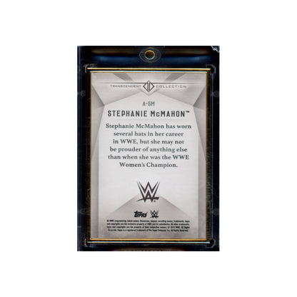 Stephanie McMahon 2019 Topps Transcendent Collection Gold Frame Auto /25