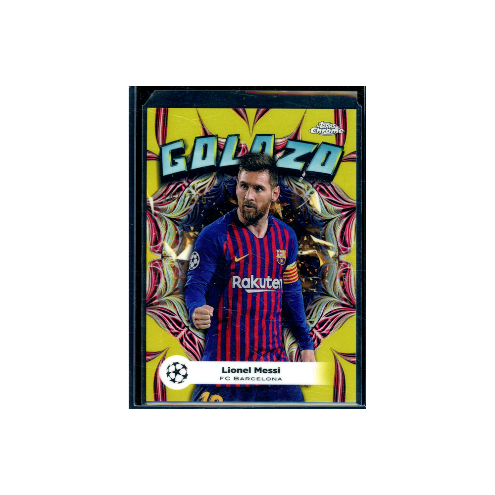 Lionel Messi 2024 Topps Chrome Golazo Yellow /125