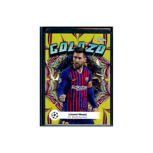 Lionel Messi 2024 Topps Chrome Golazo Yellow /125