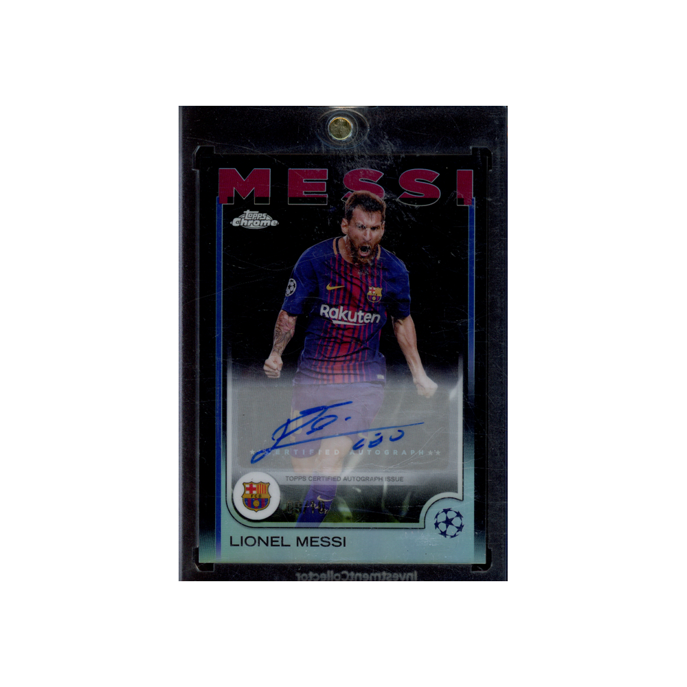 Lionel Messi 2024-25 Topps Chrome Auto Black Refractor /10