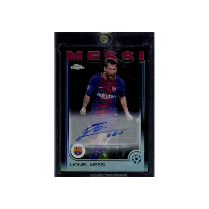 Lionel Messi 2024-25 Topps Chrome Auto Black Refractor /10