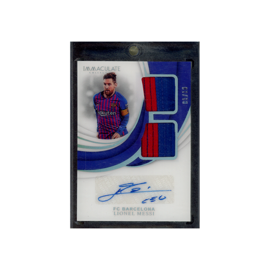 Messi 2018-19 Panini Immaculate Collection Soccer Patch Auto /10