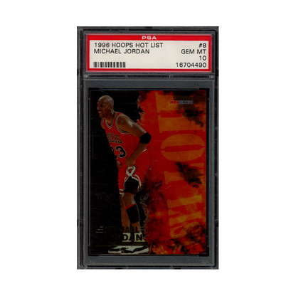 Michael Jordan 1996 Hoops Hot List PSA 10