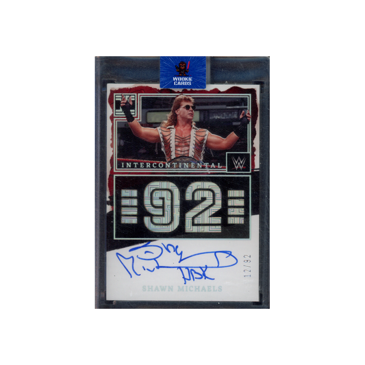 Shawn Michaels 2023 Panini Impeccable WWE Intercontinental Auto /92