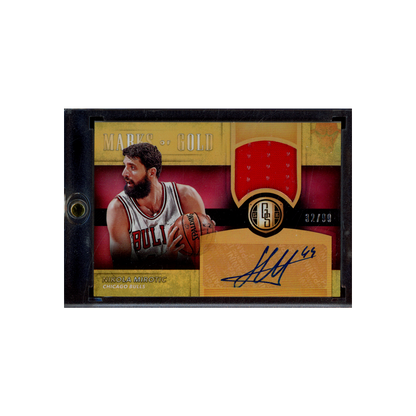 Nikola Mirotic 2015-16 Panini Gold Standard Basketball Marks of Gold Patch Auto /99