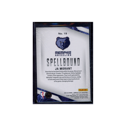 Ja Morant 2021-22 Panini Donruss Elite Basketball Spellbound T #19