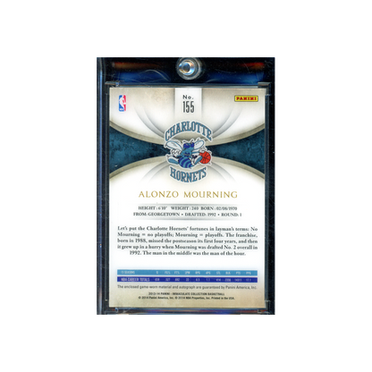 Alonzo Mourning 2013-14 Panini Immaculate Collection Basketball Patch Auto /33