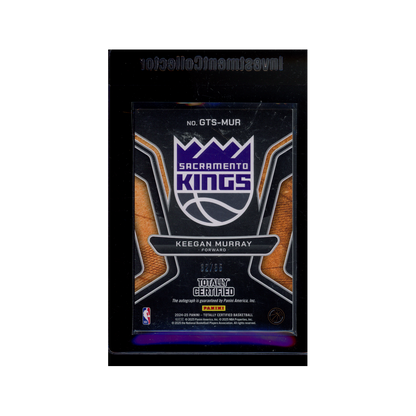Keegan Murray 2024-25 Panini Totally Certified Basketball Gold Team Auto /35