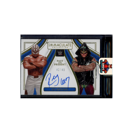 Rey Mysterio 2023 Panini Immaculate Collection WWE Past and Present Auto /49
