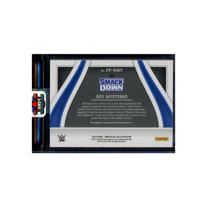 Rey Mysterio 2023 Panini Immaculate Collection WWE Past and Present Auto /49