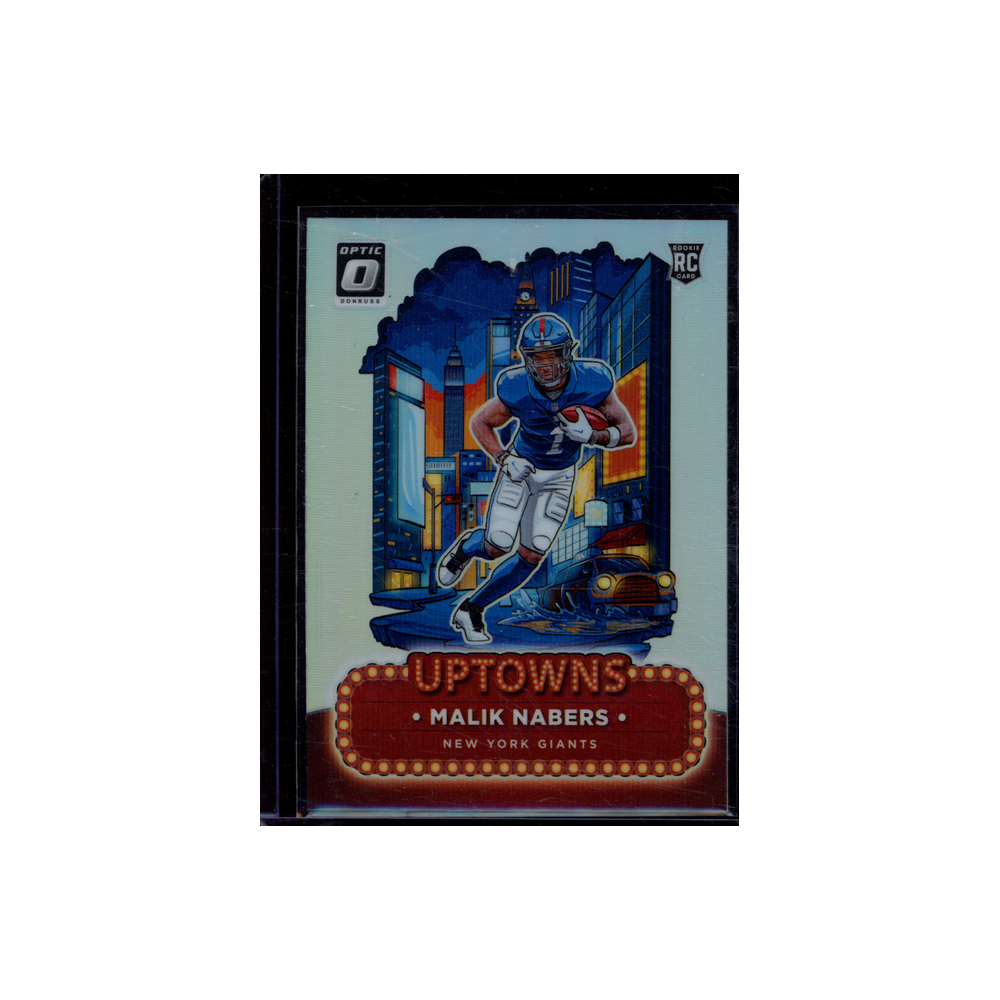 Malik Nabers 2024 Panini Donruss Optic Football Uptowns Rookie