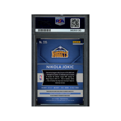 Nikola Jokic 2015 Panini Prizm Basketball Rookie PSA 9