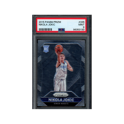 Nikola Jokic 2015 Panini Prizm Basketball Rookie PSA 9