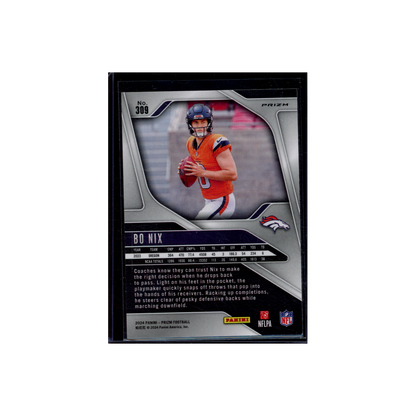 Bo Nix 2024 Panini Prizm Football Disco Prizm Rookie