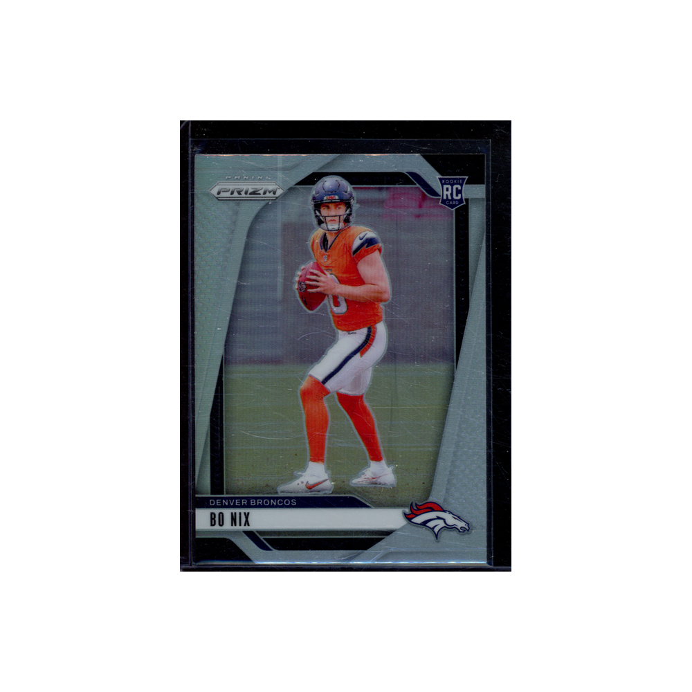 Bo Nix 2024 Panini Prizm Football Silver Prizm Rookie