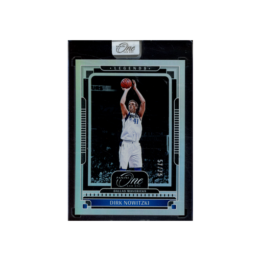 Dirk Nowitzki 2024-25 Panini One and One Basketball Silver /75