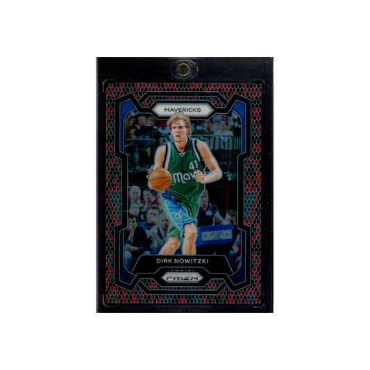 Dirk Nowitzki 2023-24 Panini Prizm Basketball Snakeskin Prizm