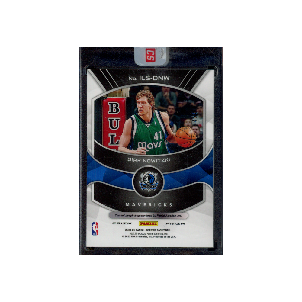 Dirk Nowitzki 2021-22 Panini Spectra Basketball Illustrious Legends Auto Marble /5