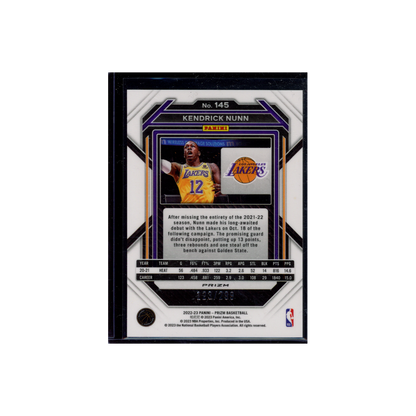 Kendrick Nunn 2022-23 Panini Prizm Basketball Red /299