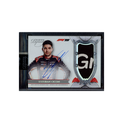 Esteban Ocon 2025 Topps Dynasty Patch Auto /10
