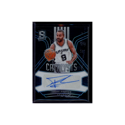 Tony Parker 2023-24 Panini Spectra Basketball Catalysts Auto Black 1/1