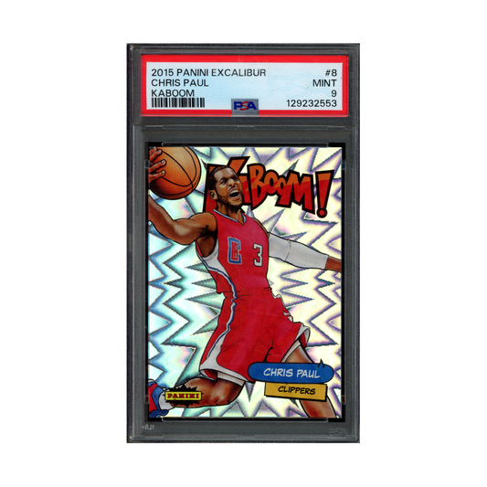 Chris Paul 2015 Panini Excalibur Kaboom PSA 9
