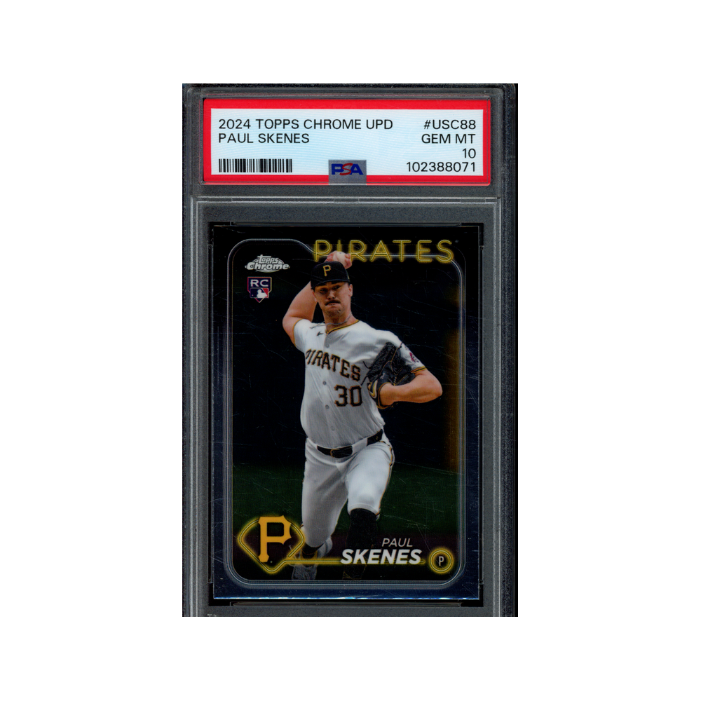 Paul Skenes 2024 Topps Chrome Update Rookie PSA 10