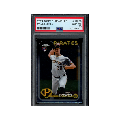Paul Skenes 2024 Topps Chrome Update Rookie PSA 10