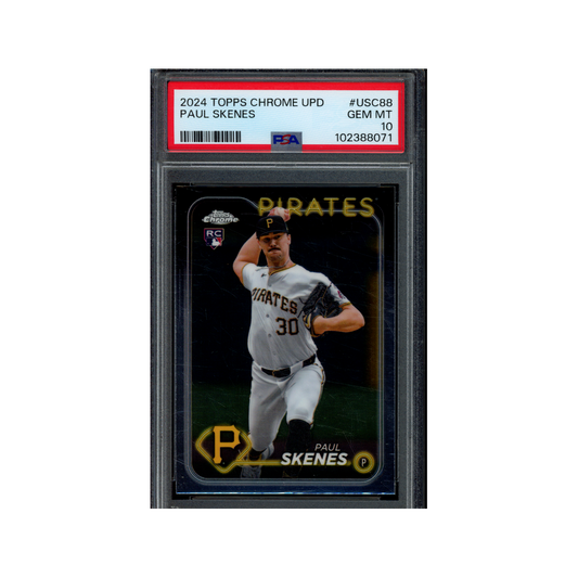 Paul Skenes 2024 Topps Chrome Update Rookie PSA 10