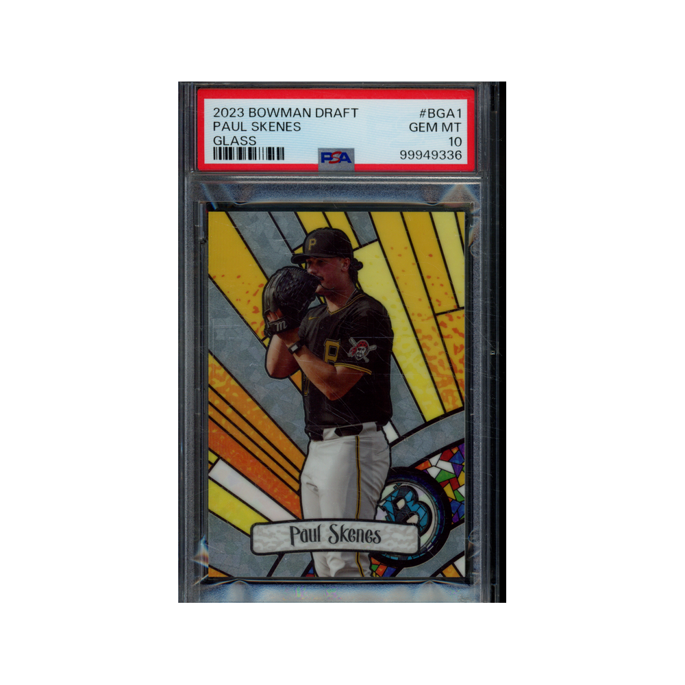 Paul Skenes 2023 Bowman Draft Glass PSA 10