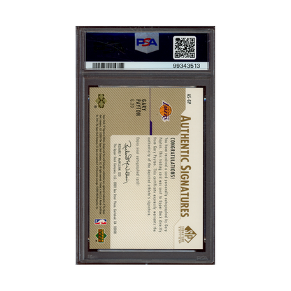 Gary Payton 2023 SP Signatures Authentic Signature Gold /50 PSA 9