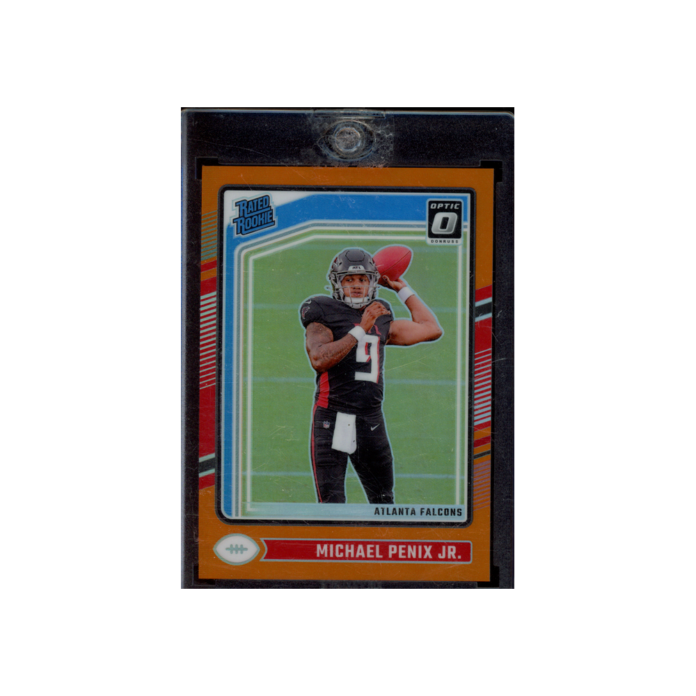 Michael Penix Jr 2024 Panini Donruss Optic Football Rated Rookie Orange /249