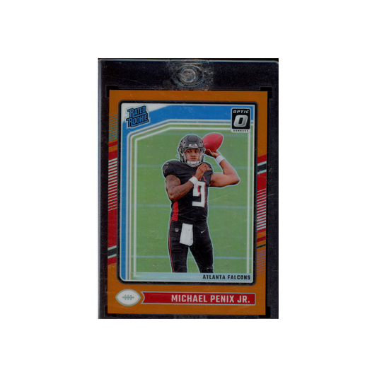 Michael Penix Jr 2024 Panini Donruss Optic Football Rated Rookie Orange /249