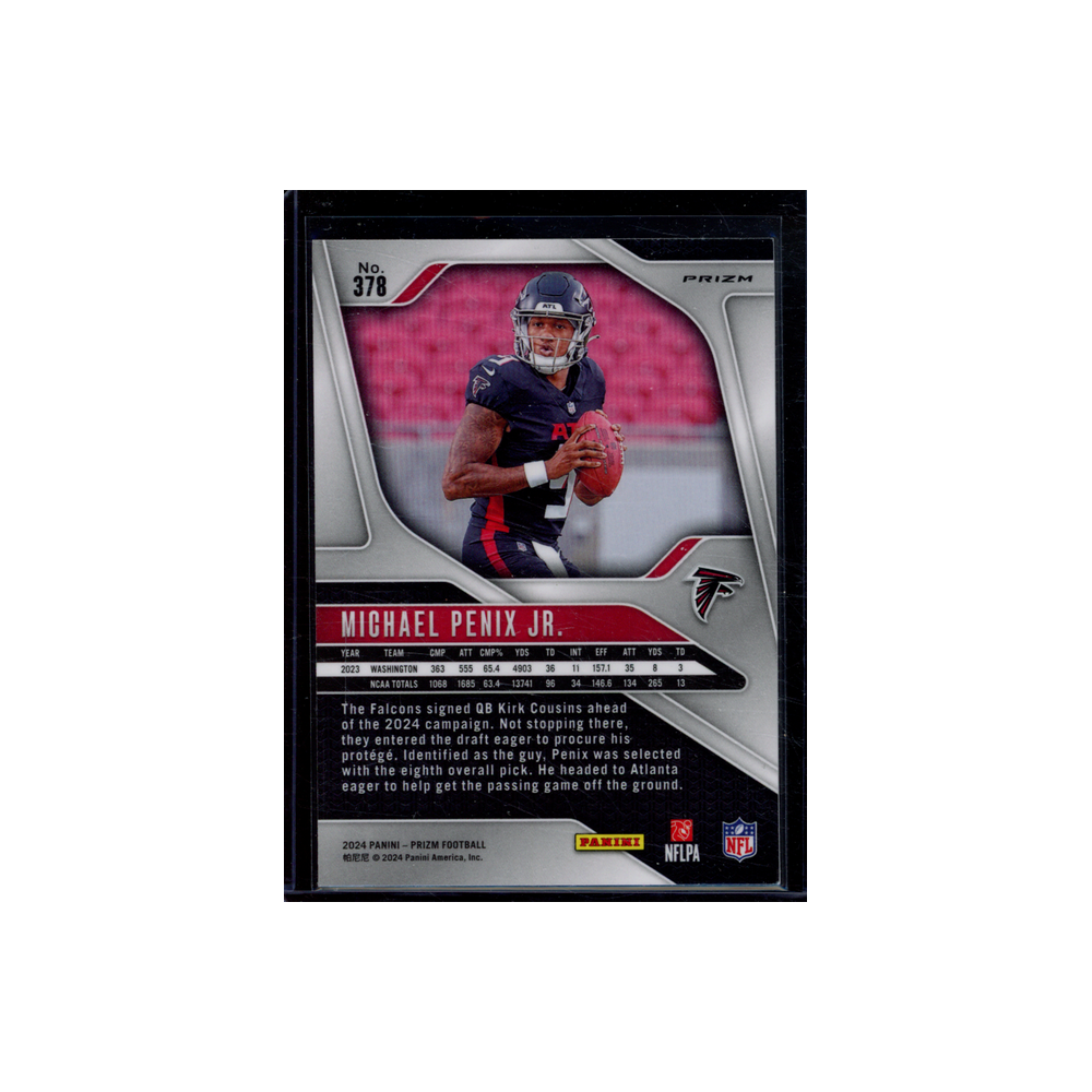 Michael Penix 2024 Panini Prizm Football Pink Prizm Rookie