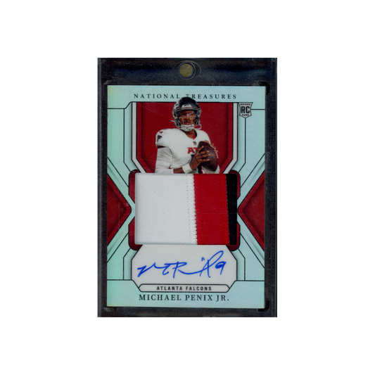 Michael Penix Jr 2024 Panini National Treasures Football RPA /35