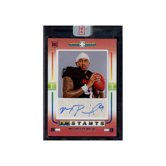 Michael Penix 2024 Panini Photogenic Basketball Instants Rookie Auto