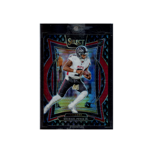 Michael Penix Jr 2024 Panini Select Football Dragon Scale Rookie Black 1/1