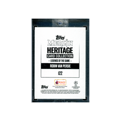 Robin Van Persie 2023 Topps Merlin Auto /25