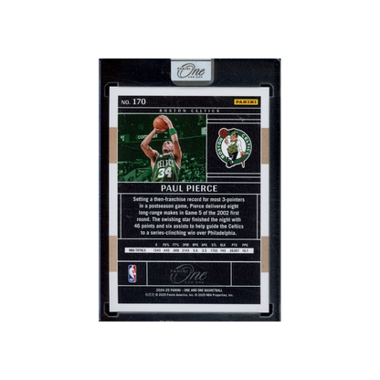 Paul Pierce 2024-25 Panini One and One Basketball Silver /75