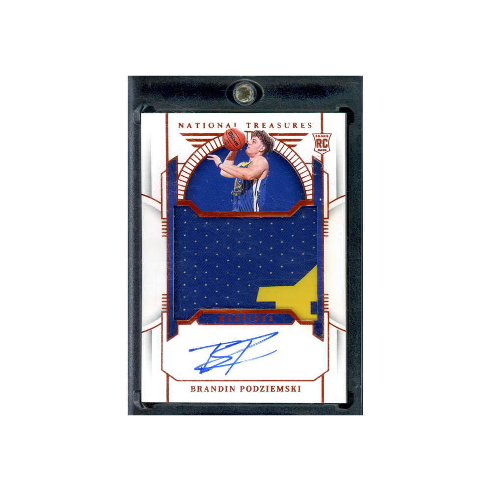 Brandin Podziemski 2023-24 Panini National Treasures Basketball RPA Orange /75