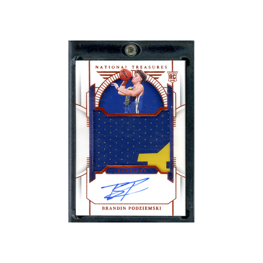 Brandin Podziemski 2023-24 Panini National Treasures Basketball RPA Orange /75