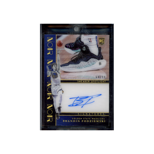 Brandin Podziemski 2023-24 Panini Photogenic Basketball Sneaker Spotlight Rookie Auto /99