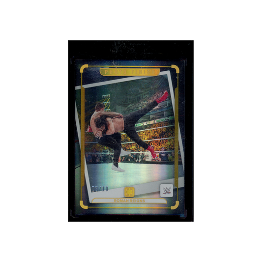 Roman Reigns 2024 Panini Photogenic WWE Photo Finish Gold /10