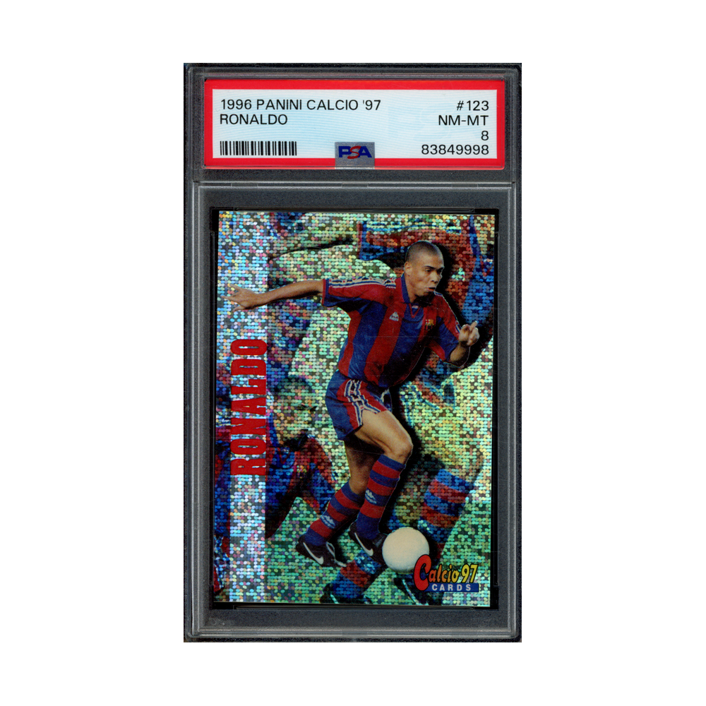 Ronaldo 1996 Panini Calcio 97 PSA 8