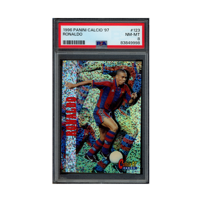 Ronaldo 1996 Panini Calcio 97 PSA 8