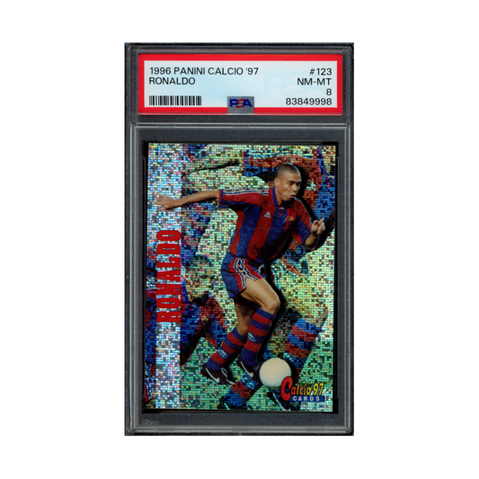 Ronaldo 1996 Panini Calcio 97 PSA 8
