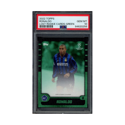 Ronaldo 2022 Topps Lost Rookie Cards Green /25 PSA 10