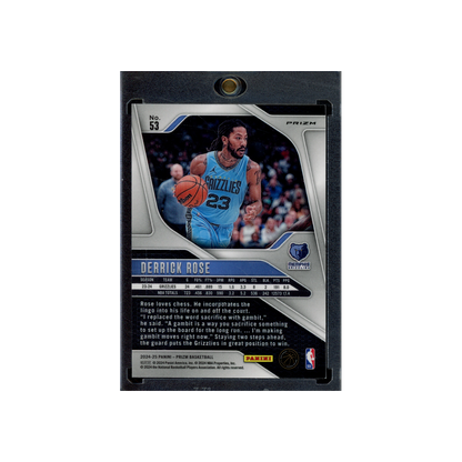 Derrick Rose 2024-25 Panini Prizm Basketball Tiger Prizm